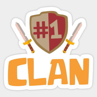 #1 Clan Sticker